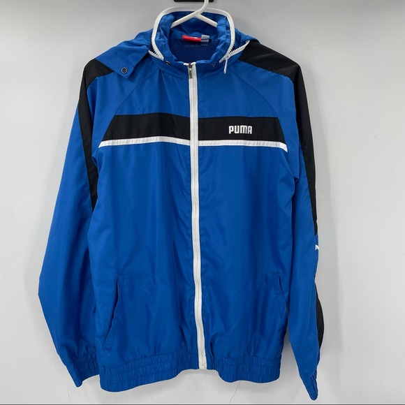 Puma Other - Boys Puma Blue & Black Windbreaker